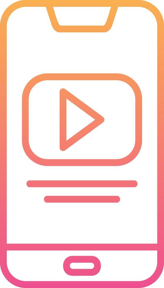 Play Video Vecto Icon vector