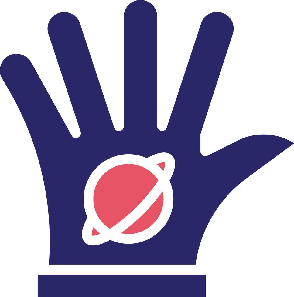 Space Gloves Vector Icon