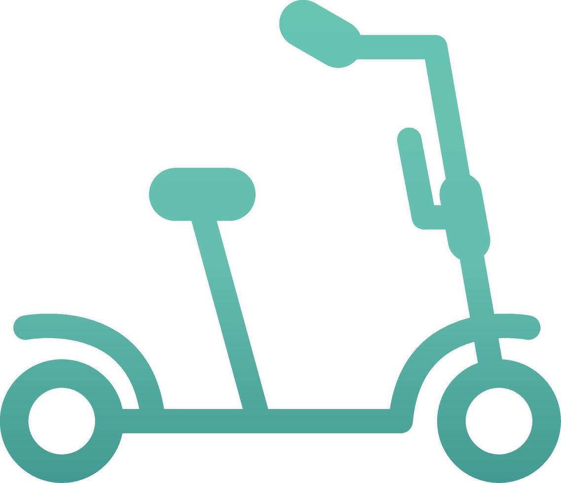 Kick Scooter Vecto Icon vector