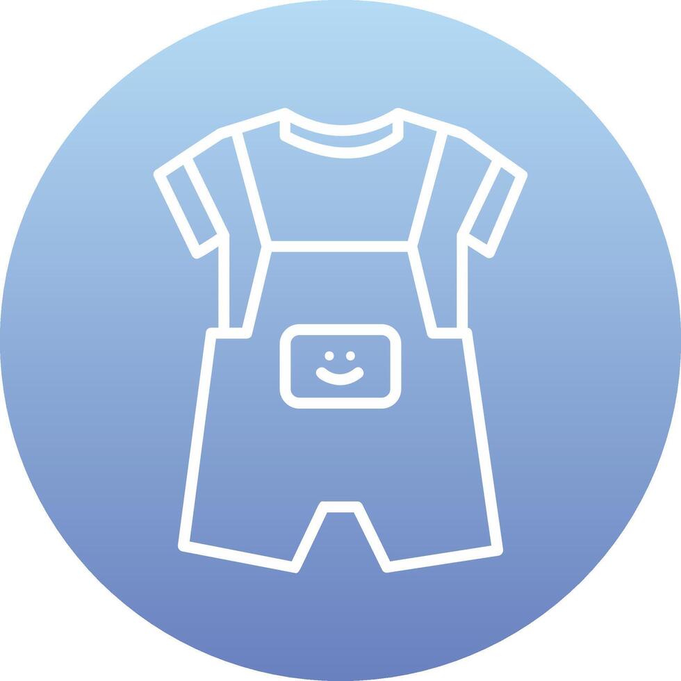 Dungarees Vecto Icon vector