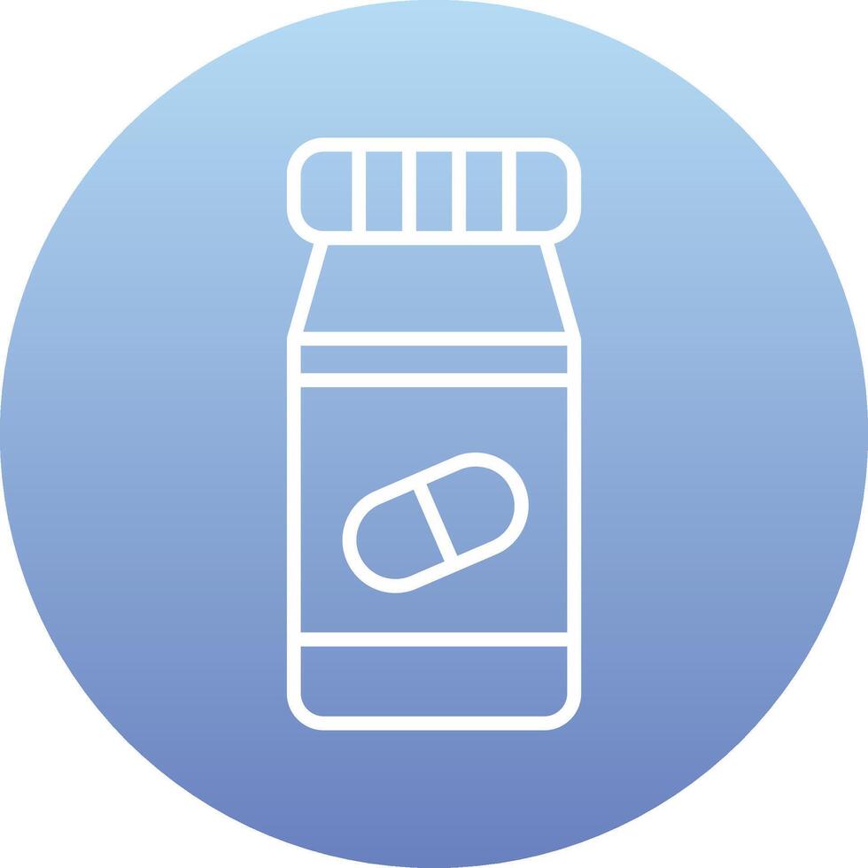 Pills Bottle Vecto Icon vector