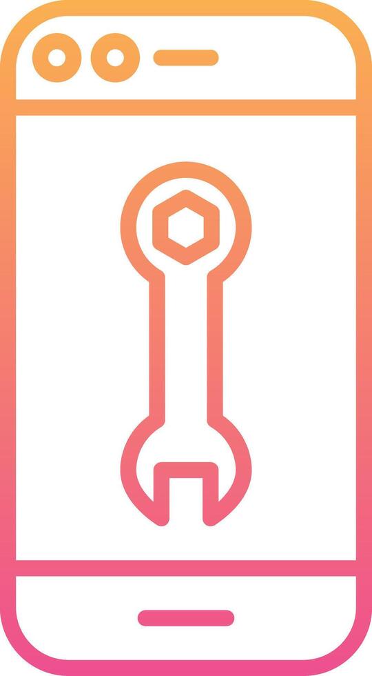 Smartphone Repair Vecto Icon vector