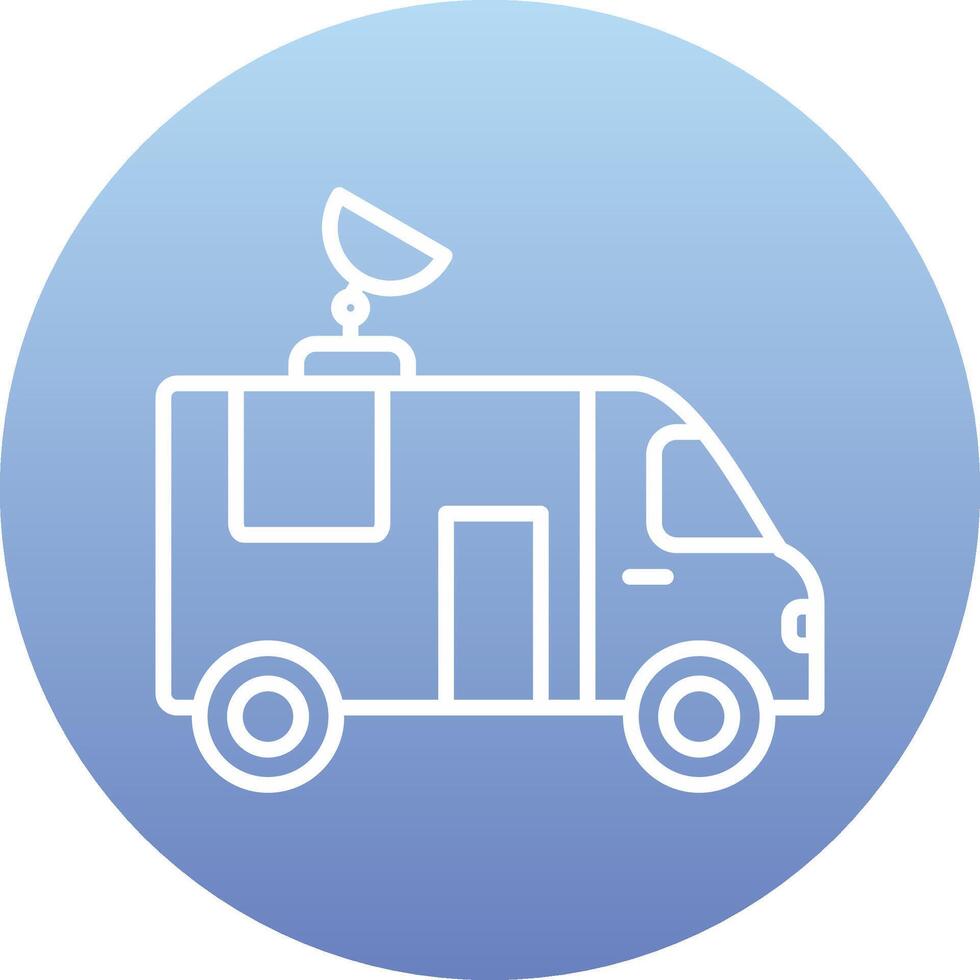 News Van Vecto Icon vector