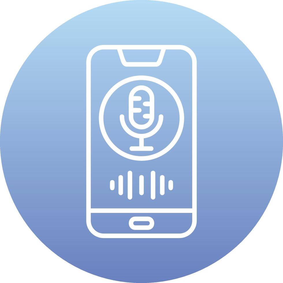 Voice Assistant Vecto Icon vector