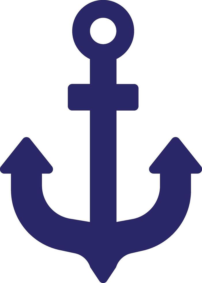 Ship Anchor Vector Icon
