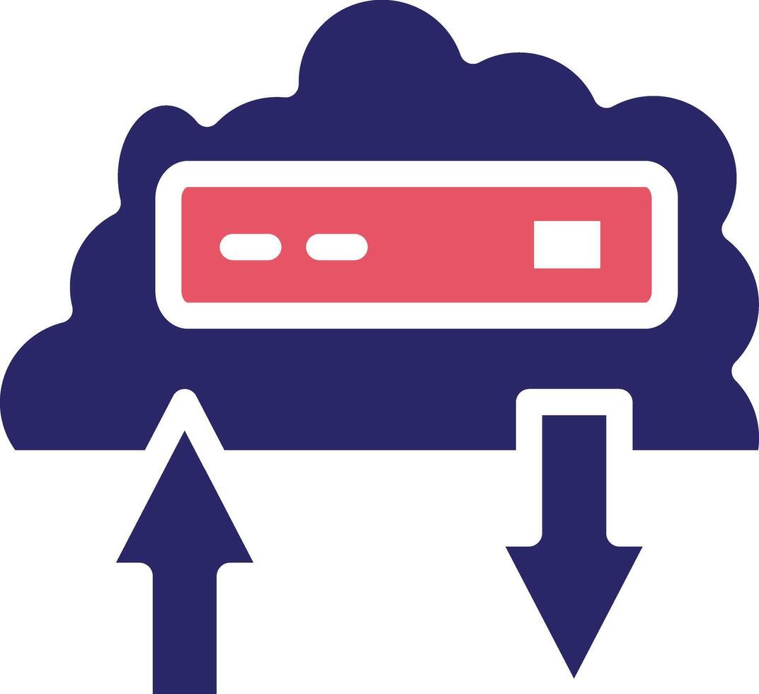 Cloud Switch Vector Icon