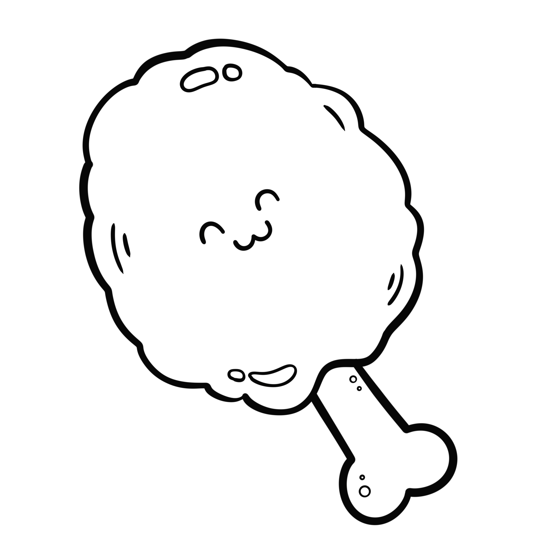 Outline Doodle Drawing Of Fried Chicken 38109978 PNG outline-doodle-drawing-of-fried-chicken-38109978-png