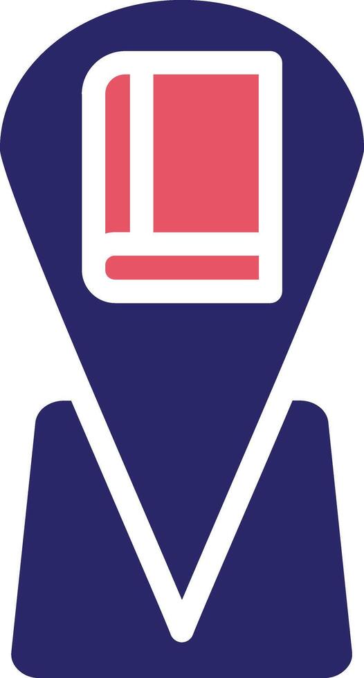 Library Location Vector Icon