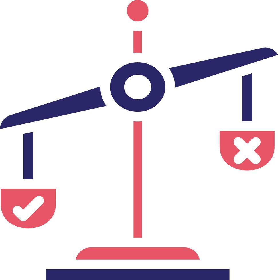 Balance Decision Vector Icon