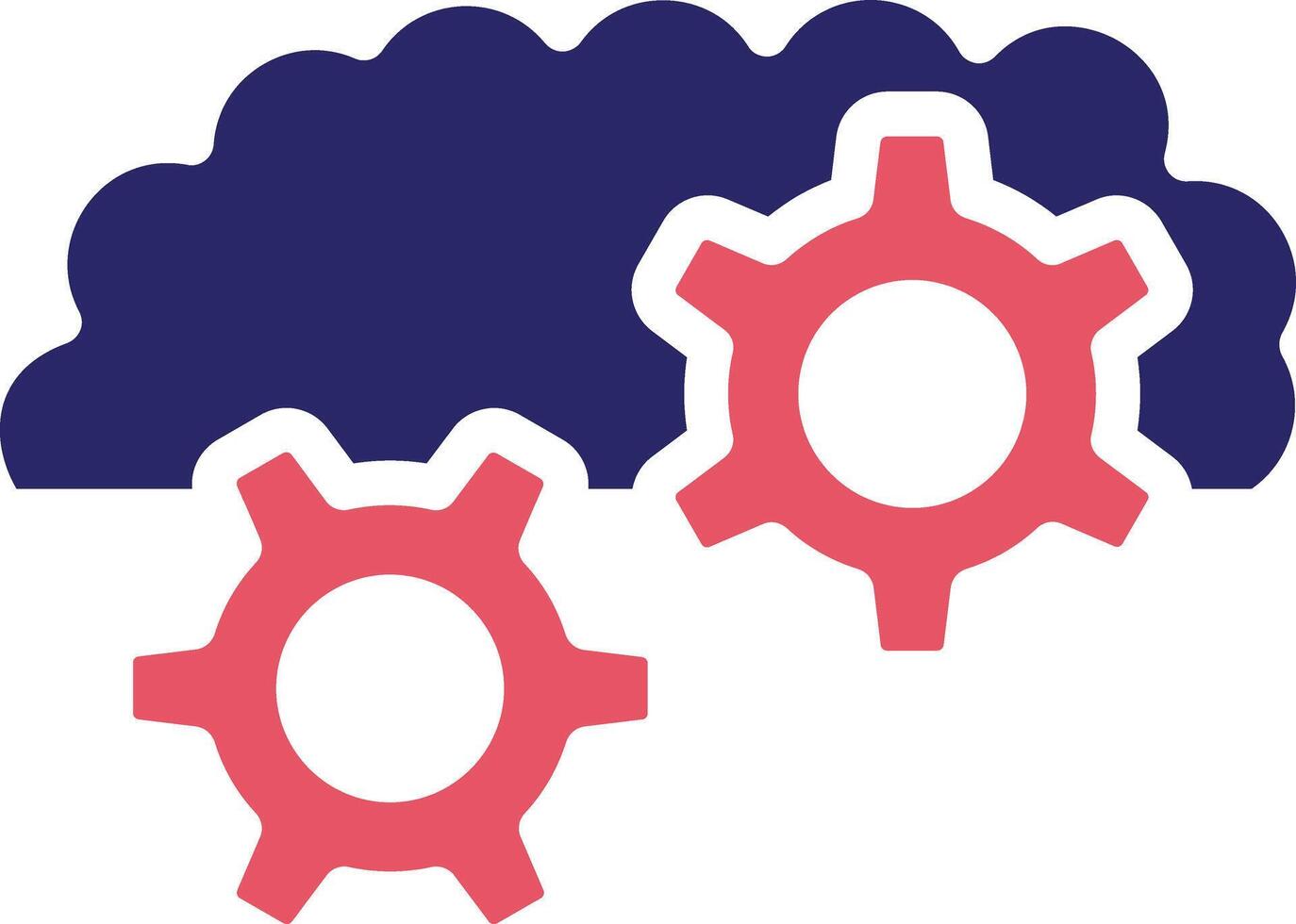 Cloud Settings Vector Icon