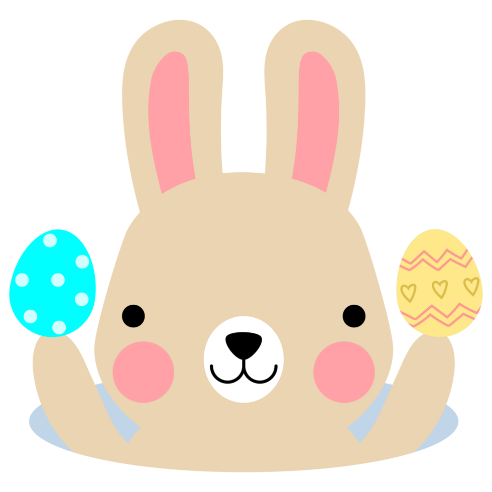 Pascua de Resurrección conejito conejos con bebé polluelos y Pascua de Resurrección huevos png