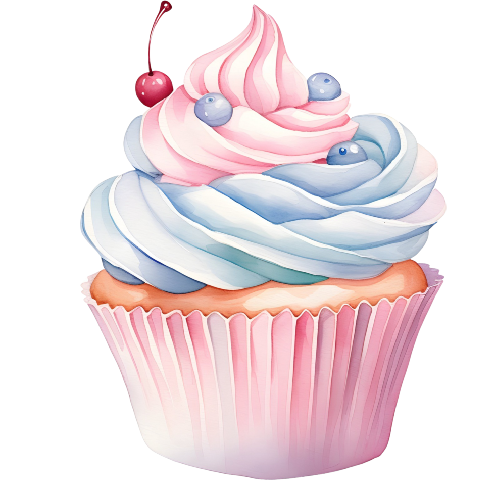 Cupcake in pastel color png