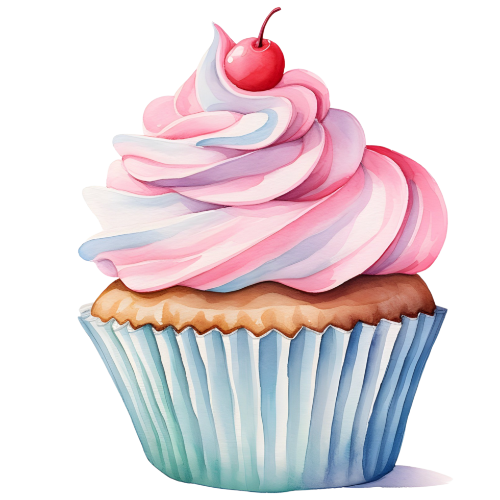 Cupcake in pastel color png