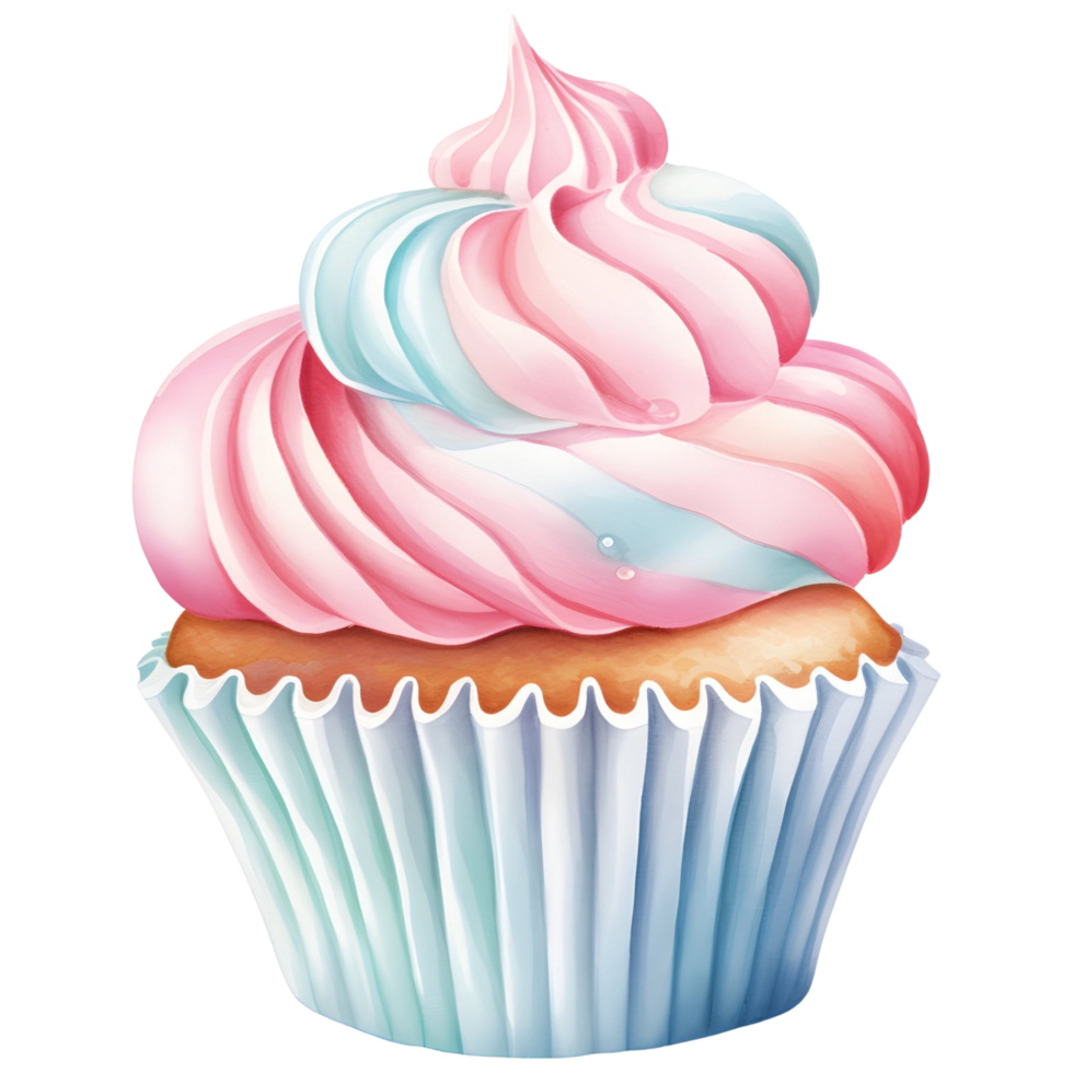 Cupcake in pastel color png