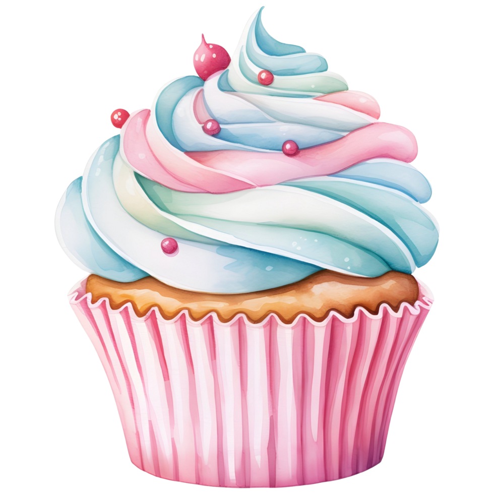 Cupcake in pastel color png
