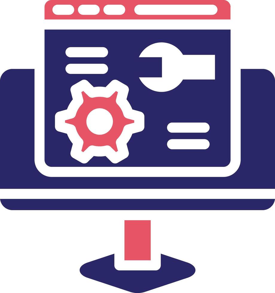 Web Configuration Vector Icon