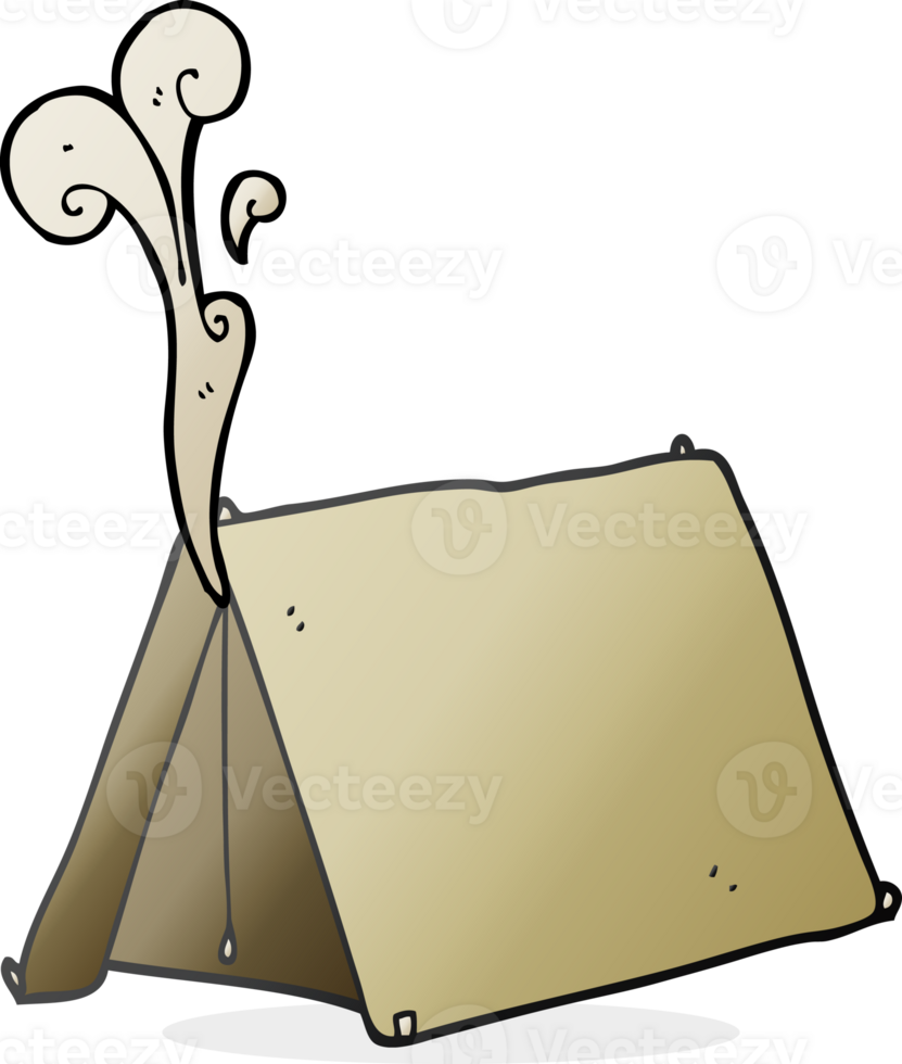cartoon old smelly tent png