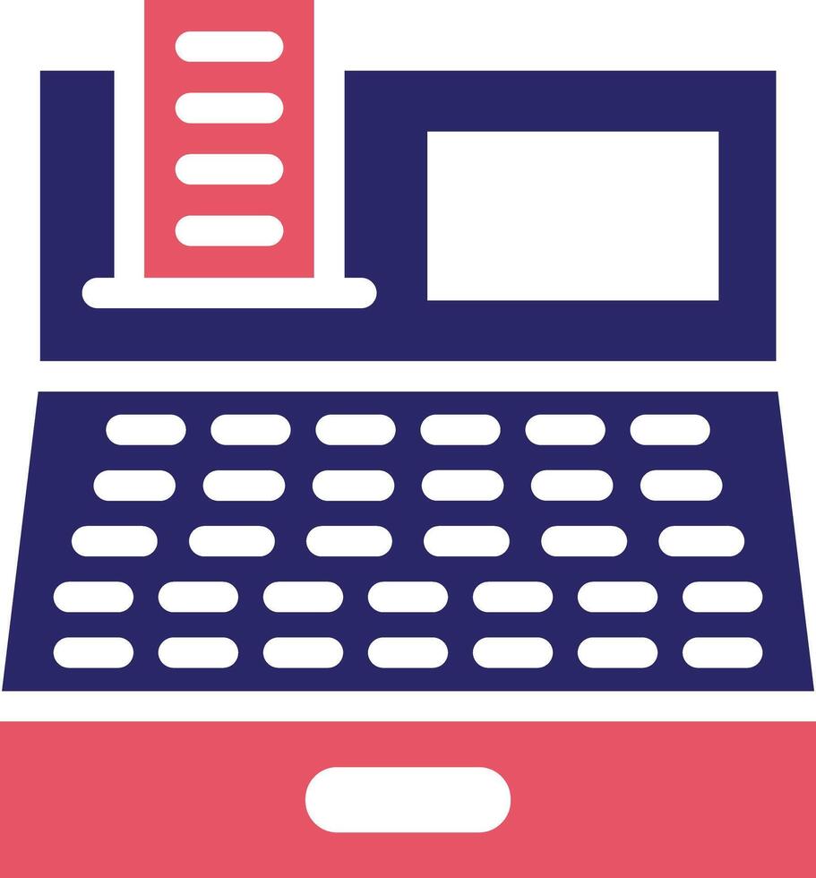 Cashier Machine Vector Icon