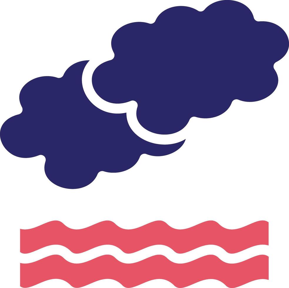 icono de vector de niebla