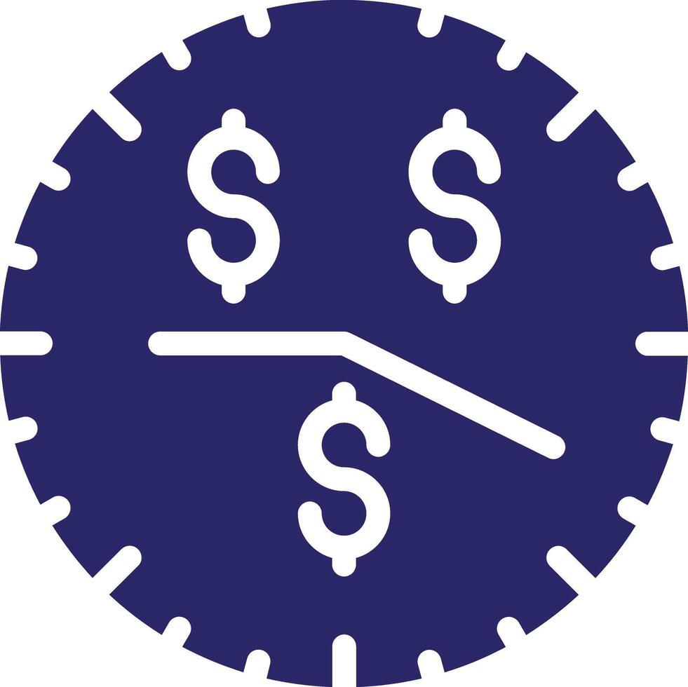 Time is Money Vector Icon