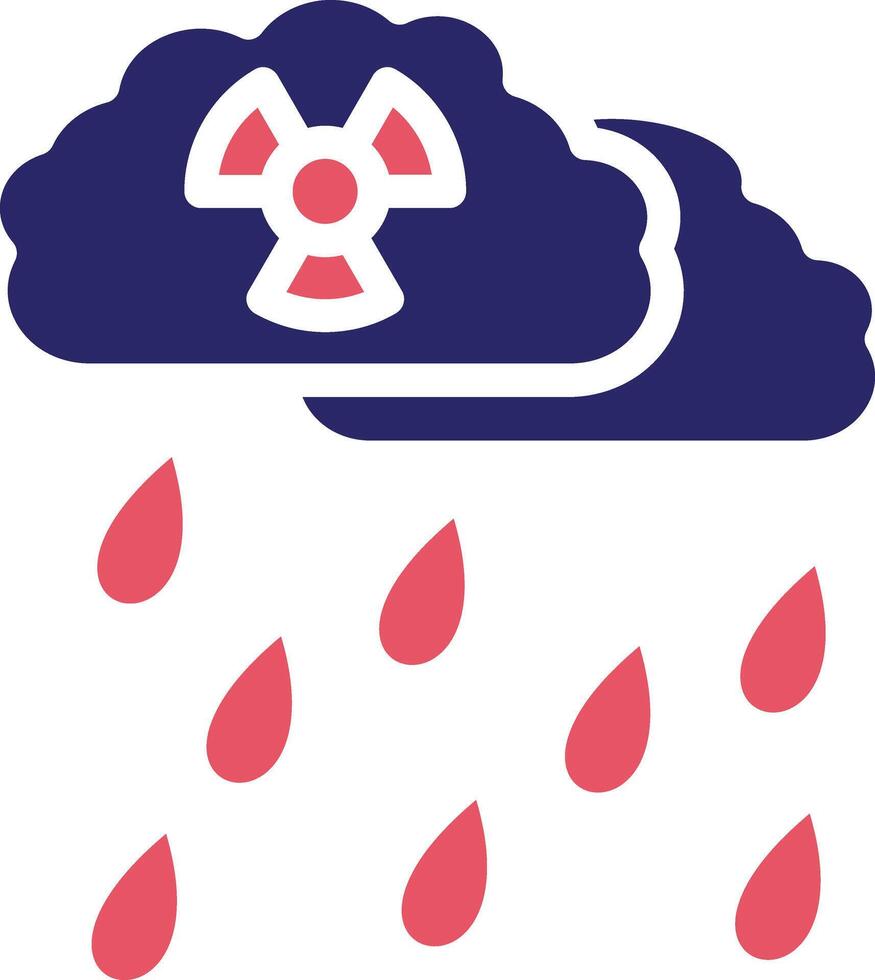 Acid Rain Vector Icon