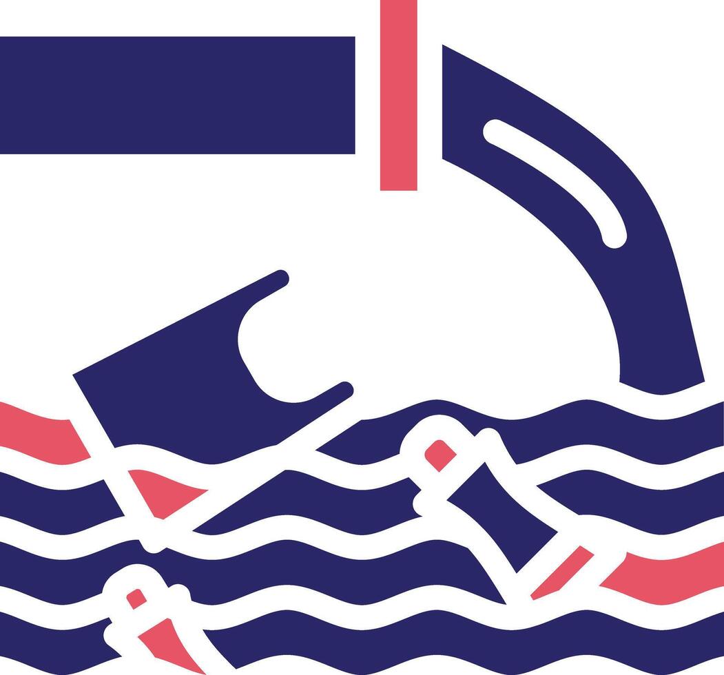 Ocean Waste Vector Icon