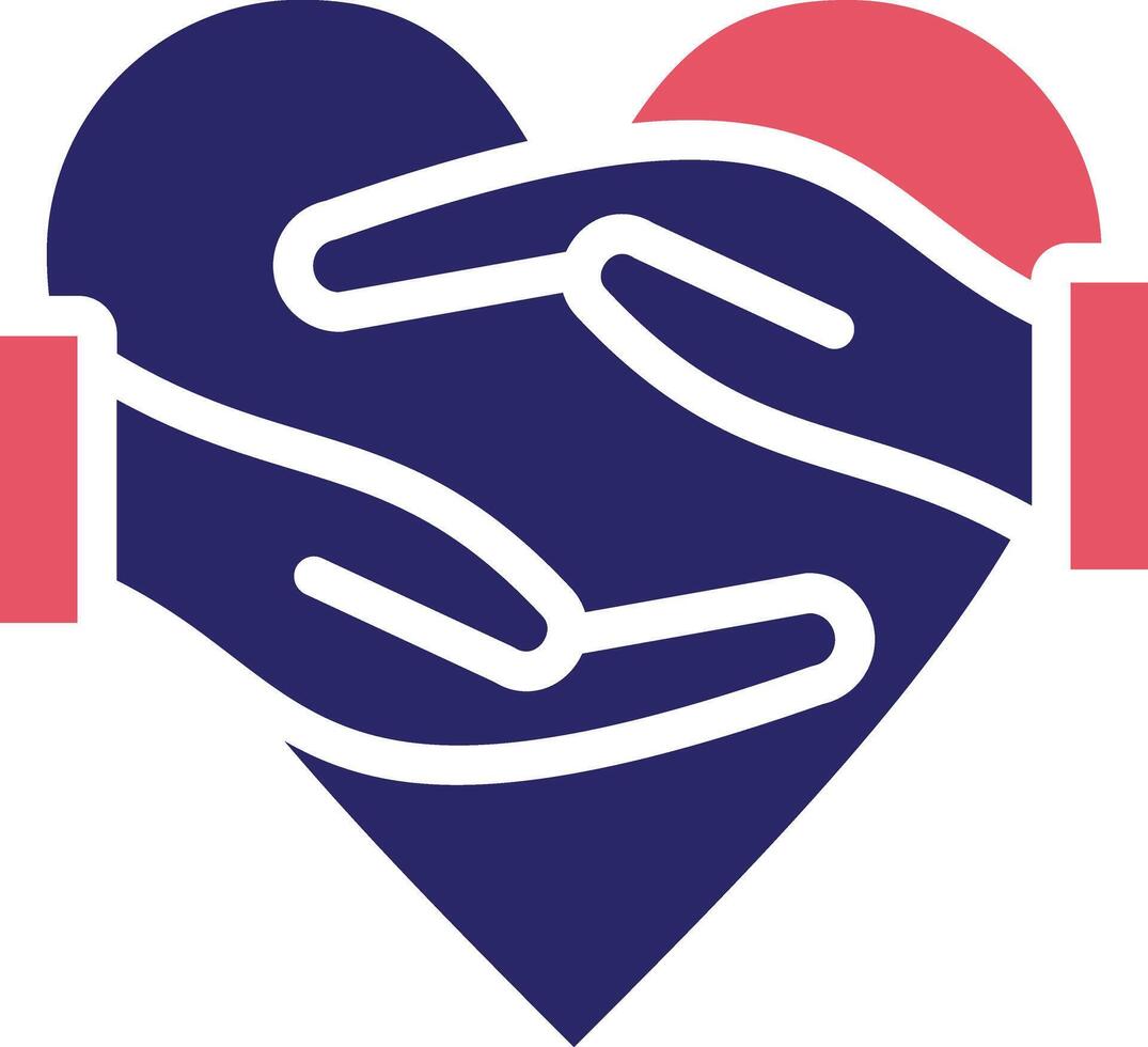 Helping Hand Vector Icon