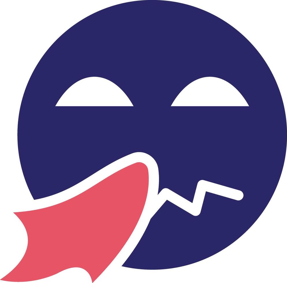 Sneezing Face Vector Icon