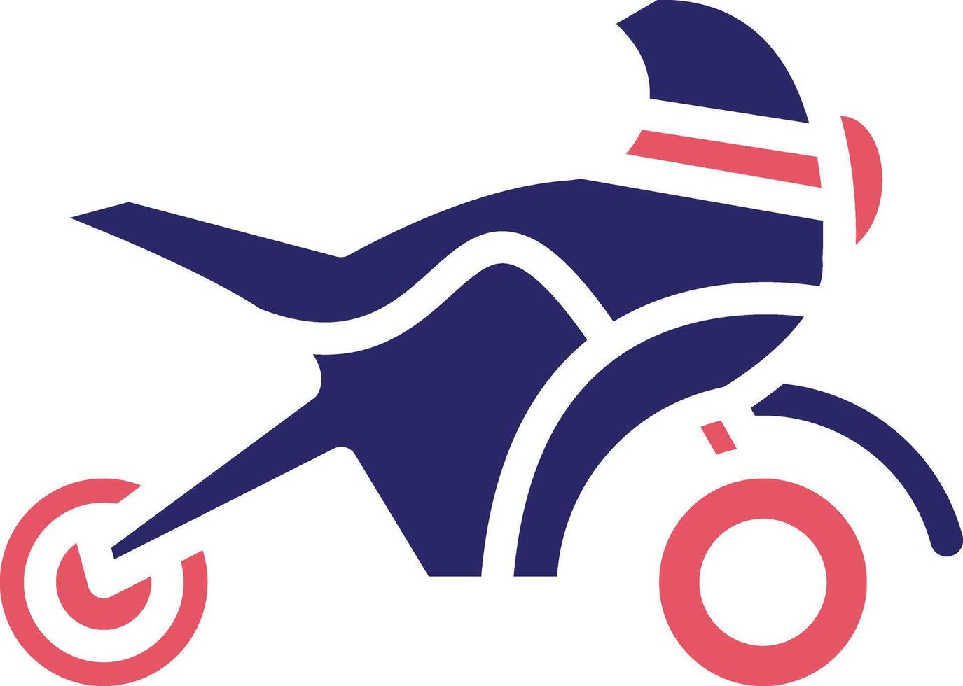 Race Bike Vector Icon