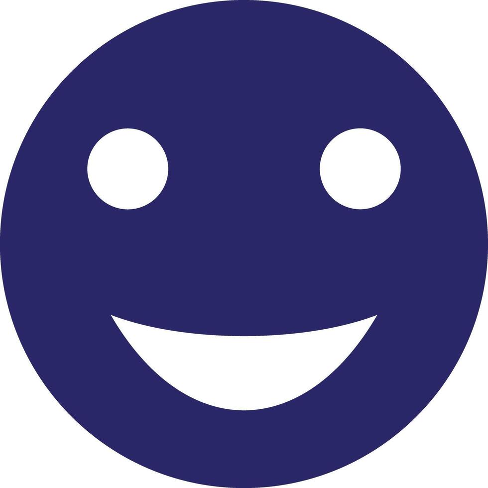 Smiling Face Vector Icon