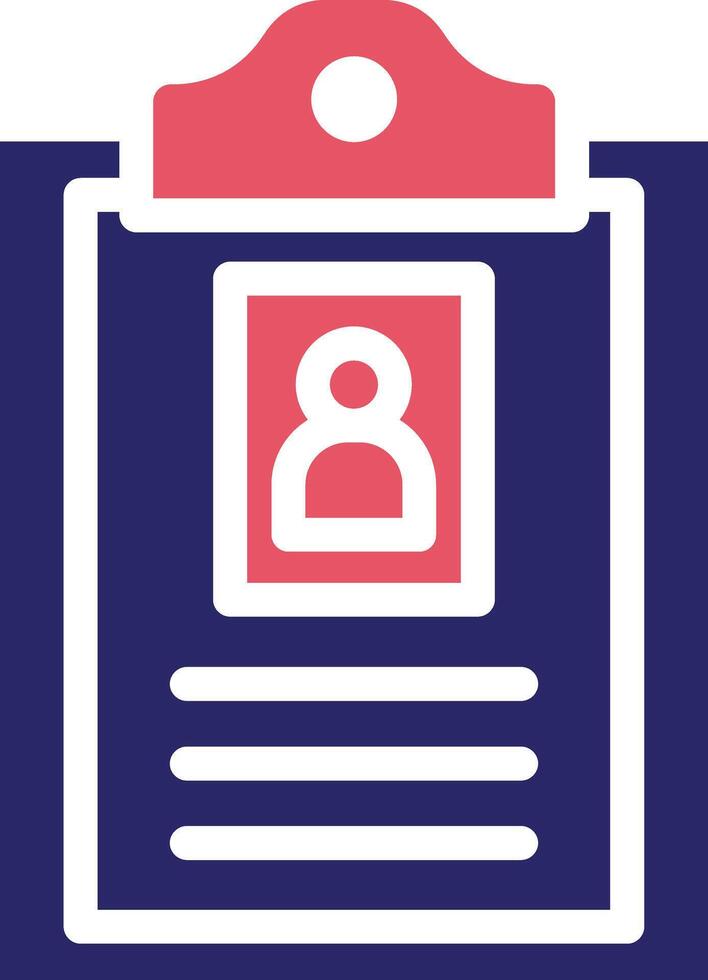 Patient Pofile Vector Icon