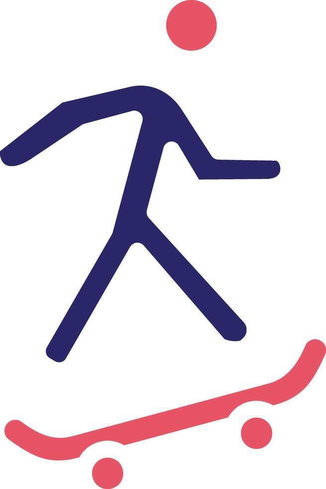 Skateboarding Vector Icon