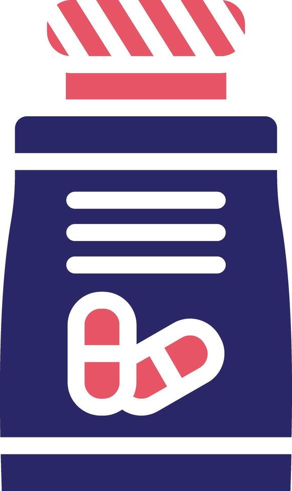 Pills Bottle Vector Icon