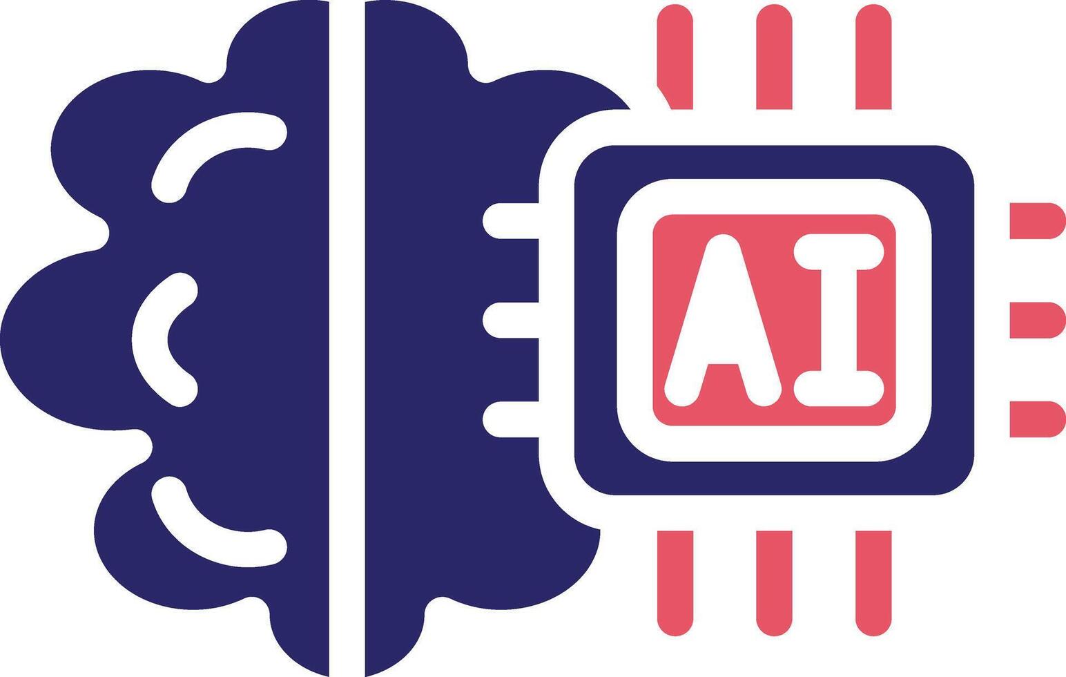 súper inteligencia vector icono