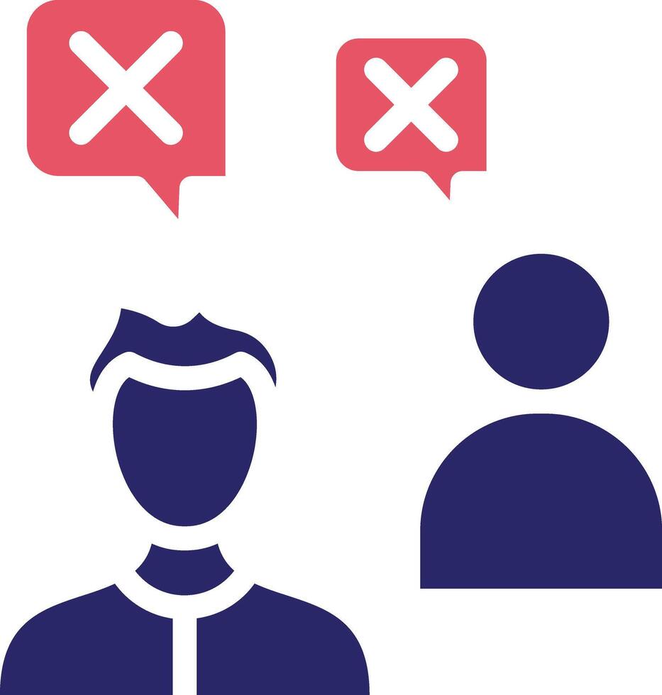 People Disagree Vector Icon