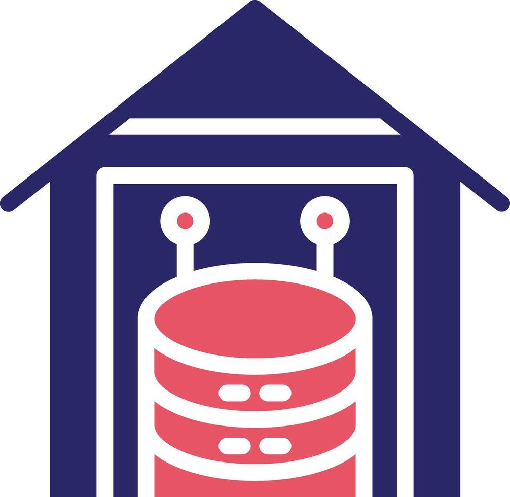 Data Warehouse Vector Icon
