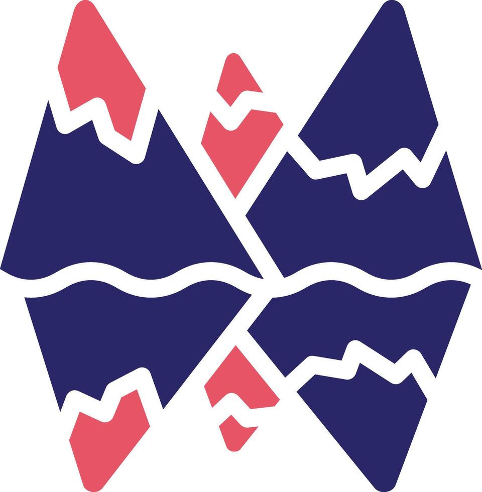 Iceberg Landscape Vector Icon