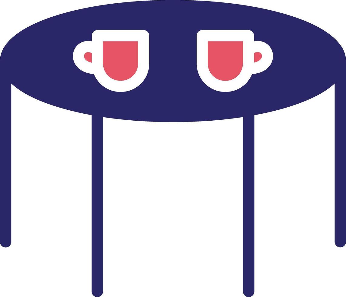 Coffee Table Vector Icon