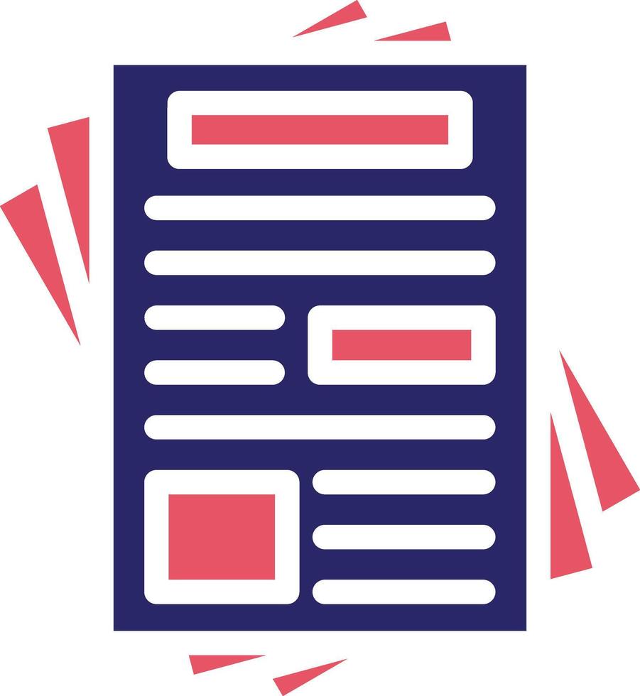 Newspaper Vector Icon