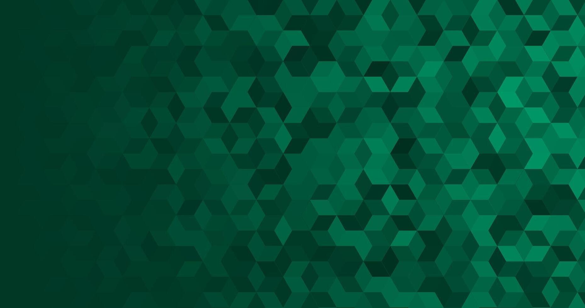 abstract modern green elegant hexagons background vector