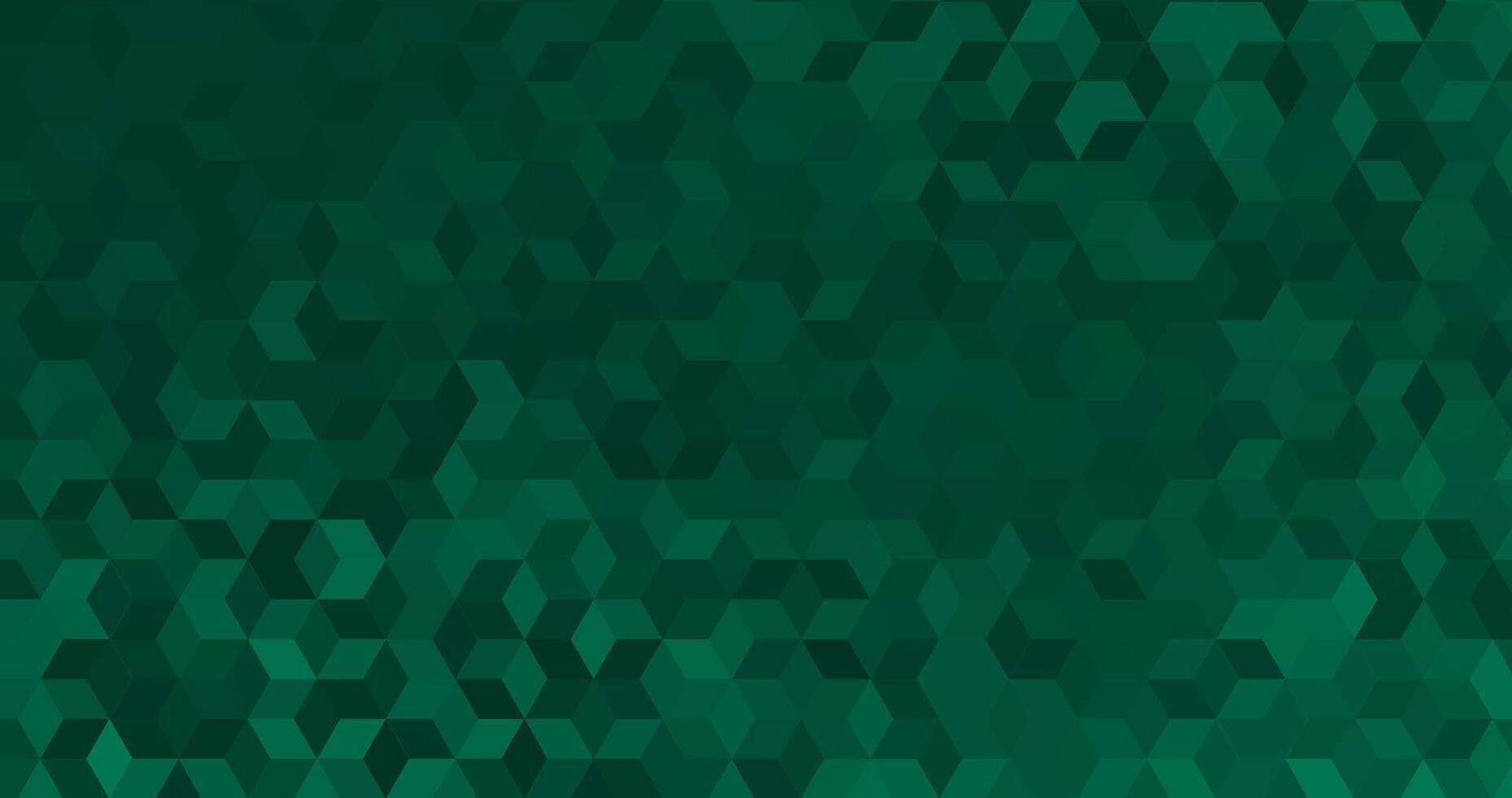 abstract modern green elegant hexagons background vector