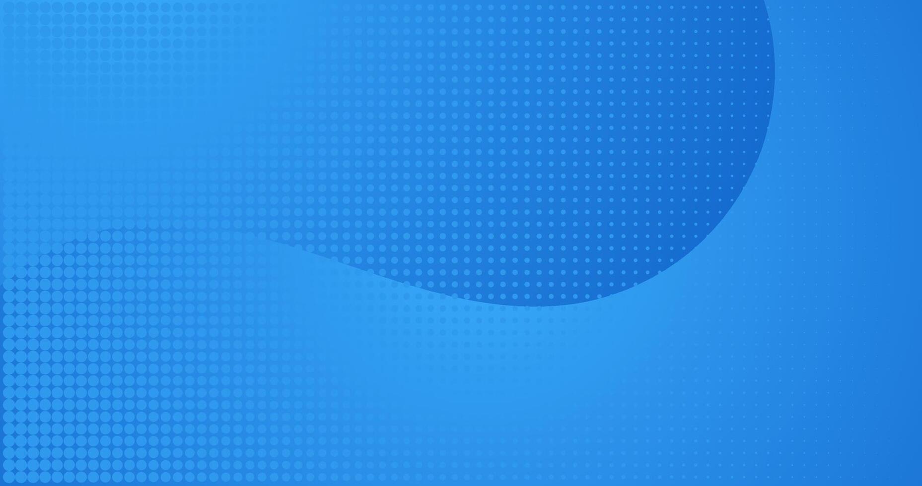 abstract elegant blue background with wave and halftone vector