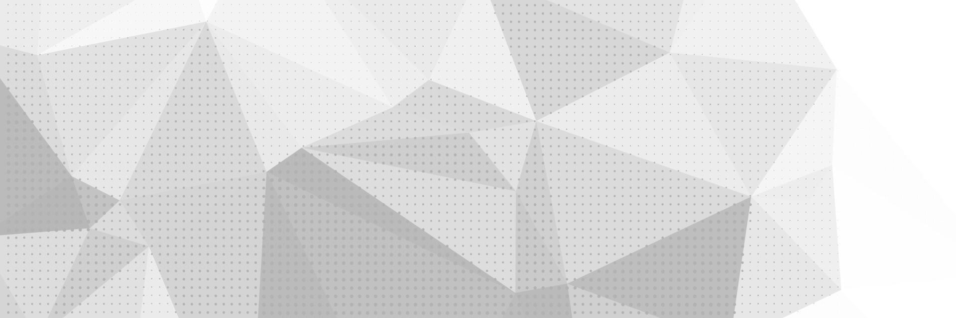 abstract white elegant geometric background with space and halftone vector