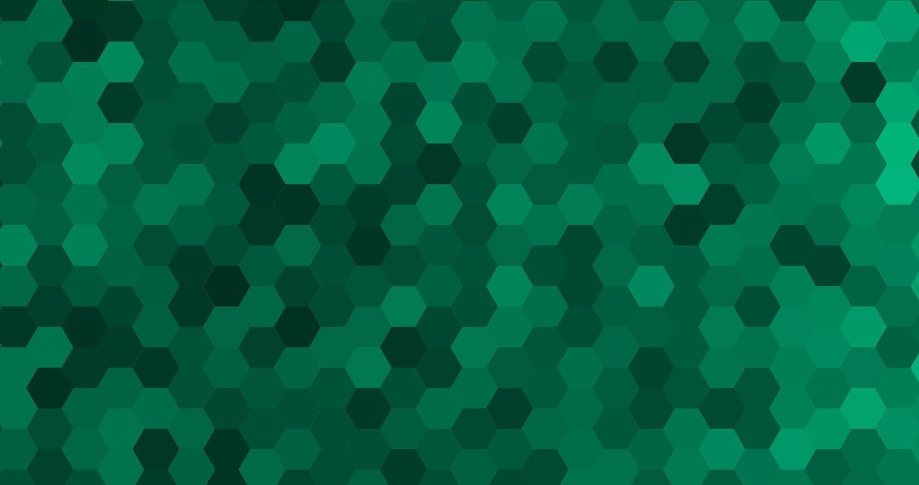 abstract modern green elegant hexagons background vector