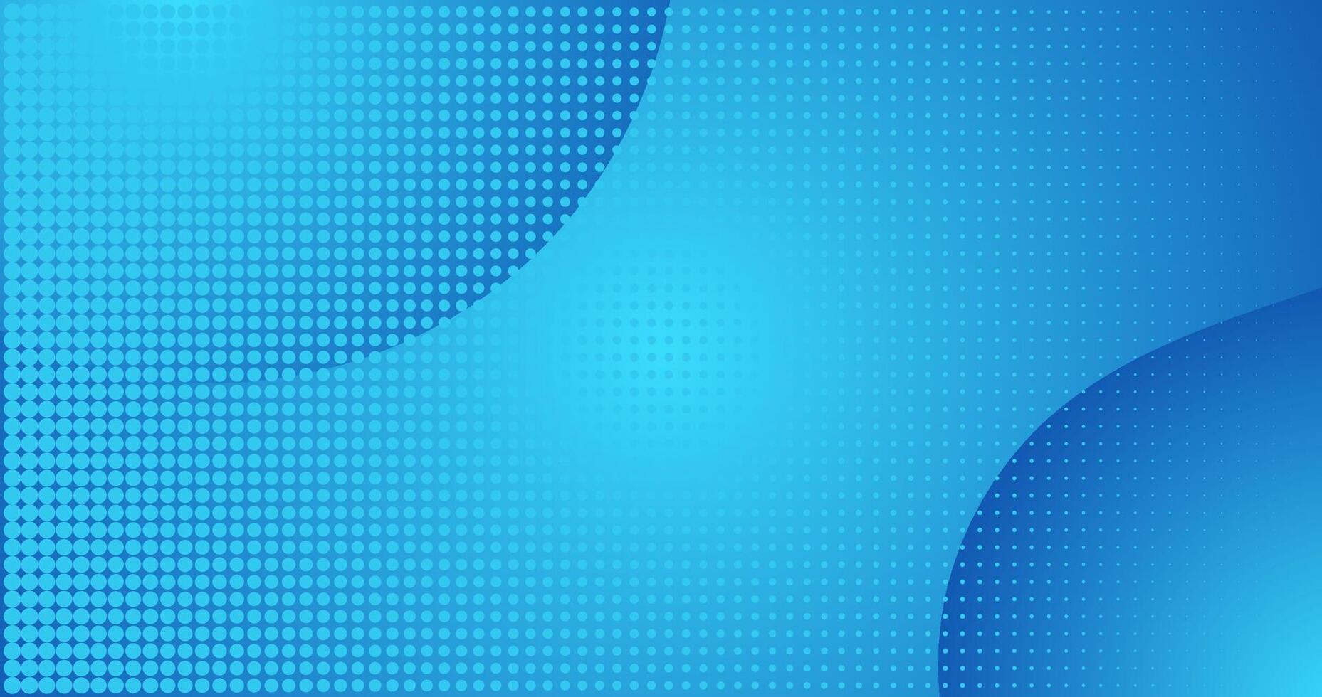 abstract elegant green blue background with wave and halftone vector