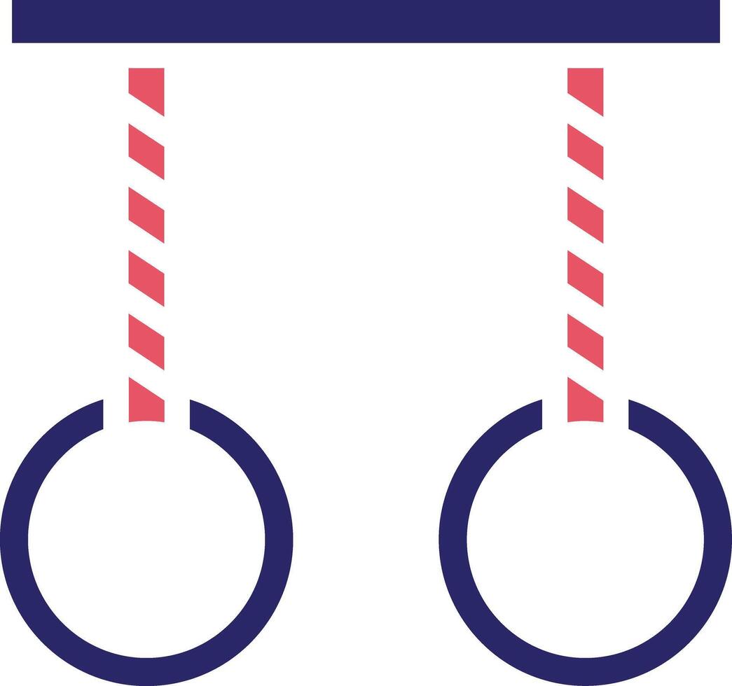 Gym Rings Vector Icon