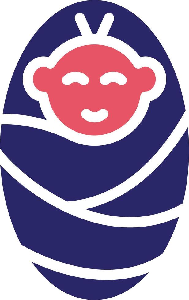 Newborn Baby Vector Icon