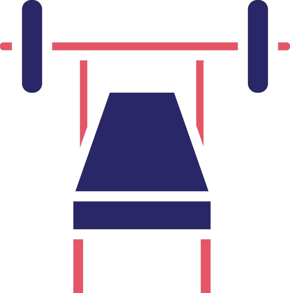 Bench Press Vector Icon