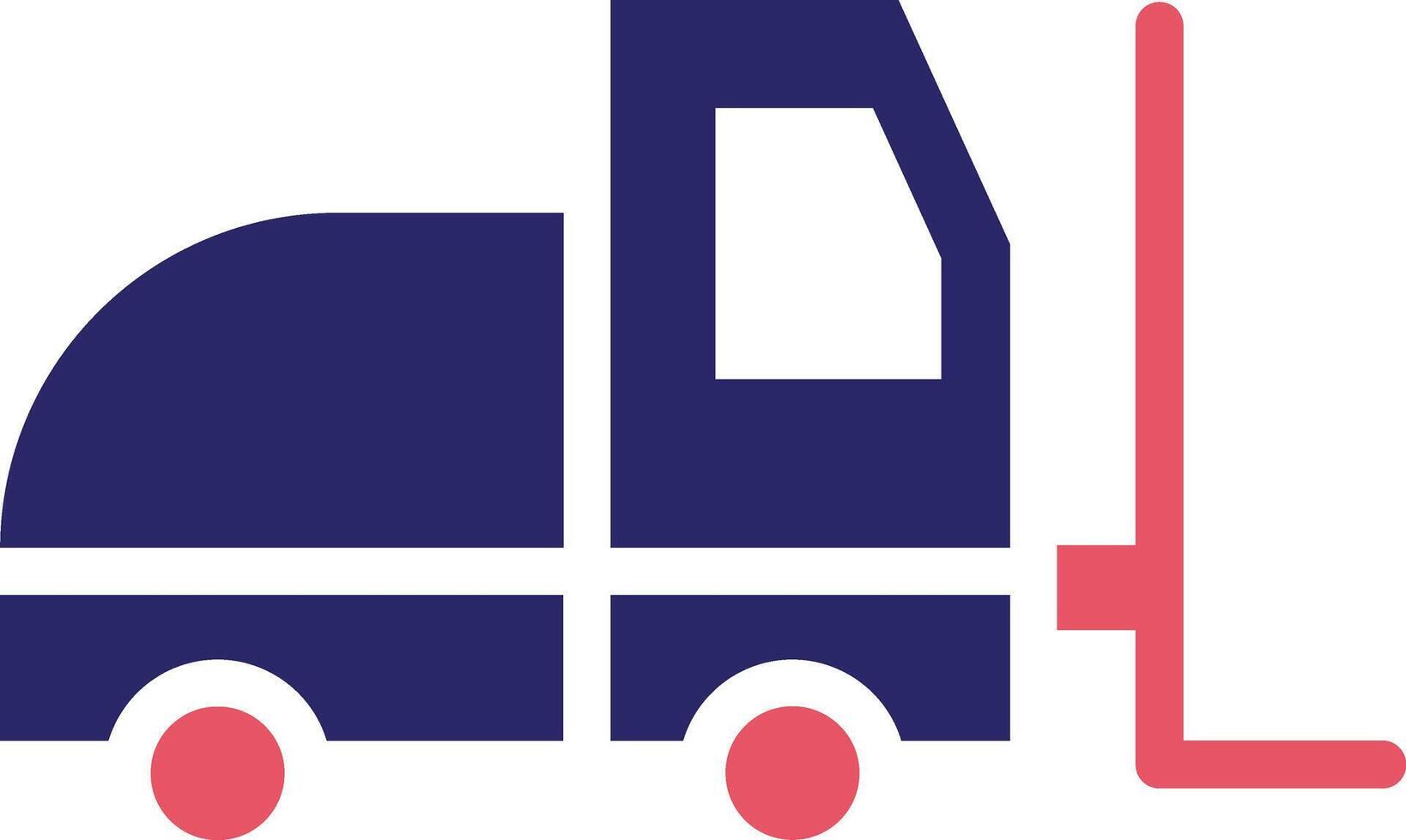 Forklift Vector Icon