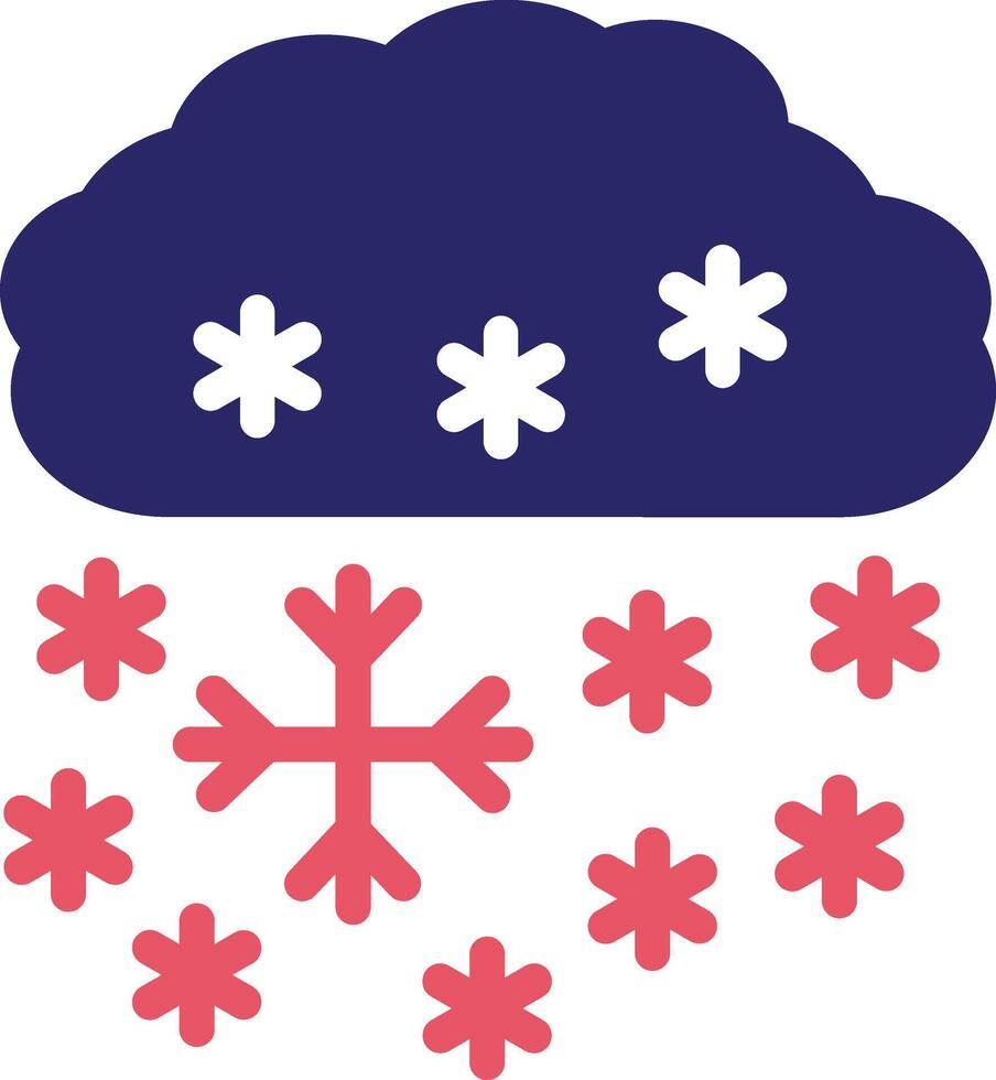 Heavy Snow Vector Icon